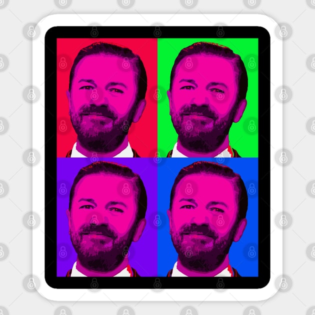 ricky gervais Sticker by oryan80